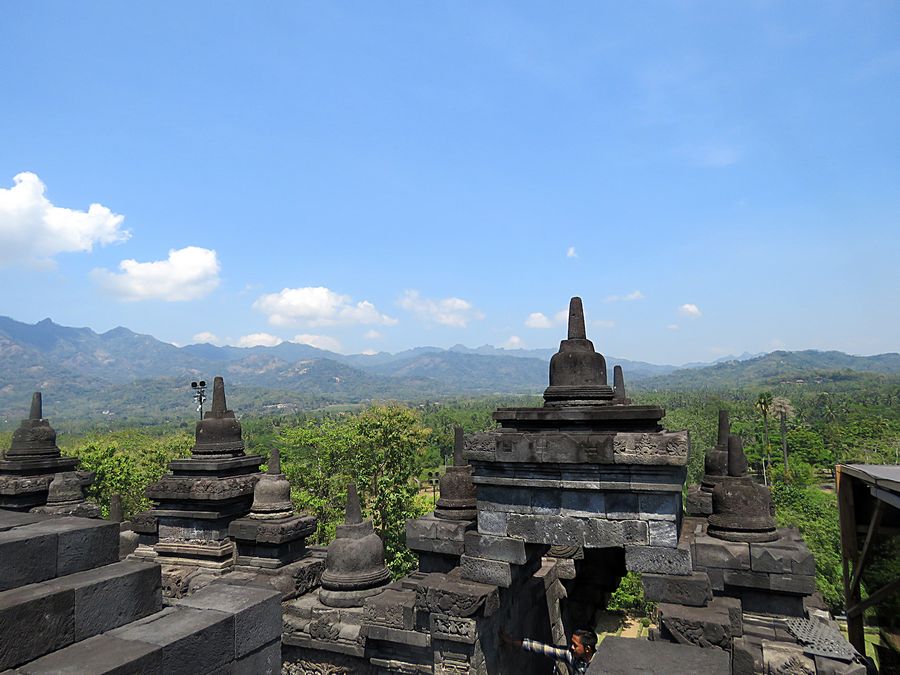 Borobudur view