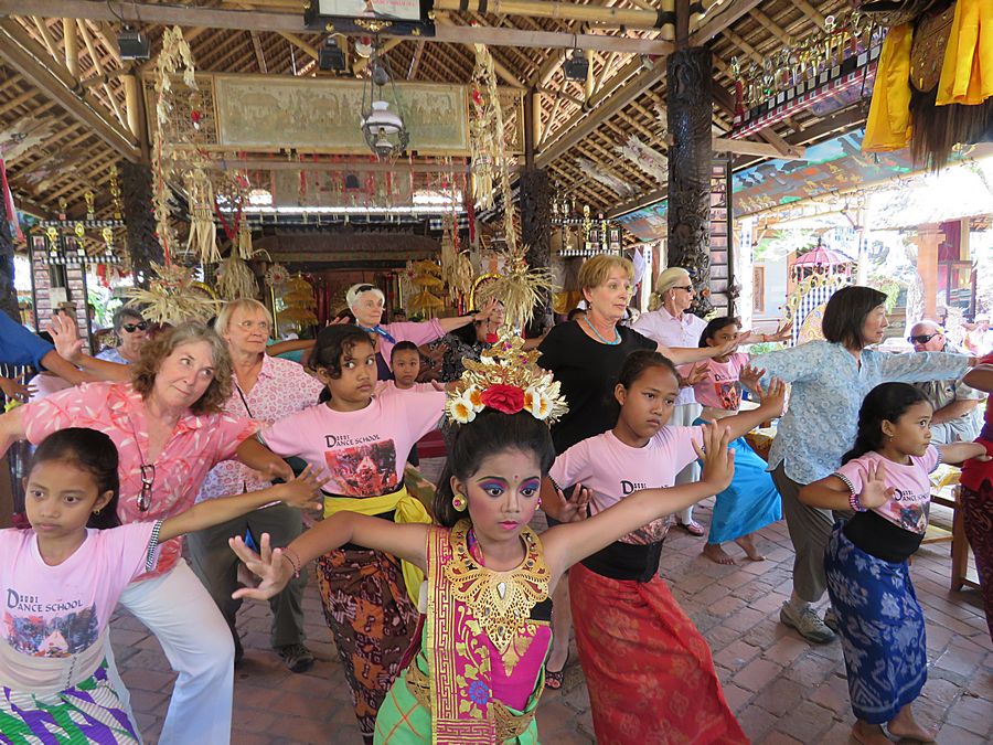 dance students and group