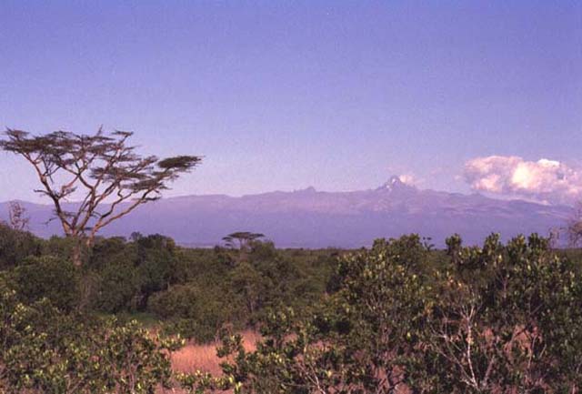 Mt. Kenya from Sweetwaters