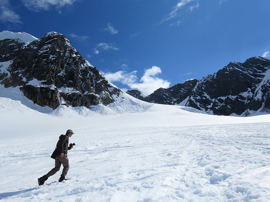 Frazier on glacier