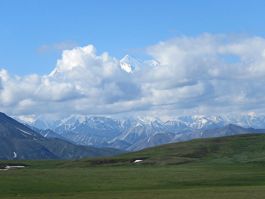 Denali in clouds