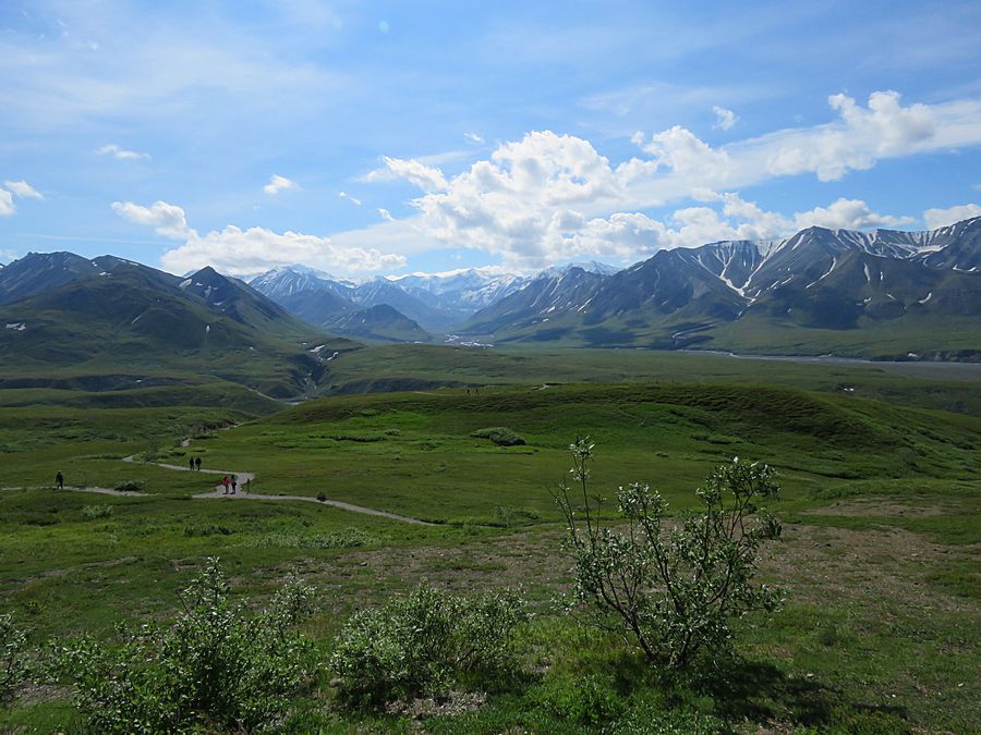 Eielson Visitor Center view