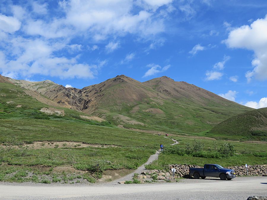 behind visitor center