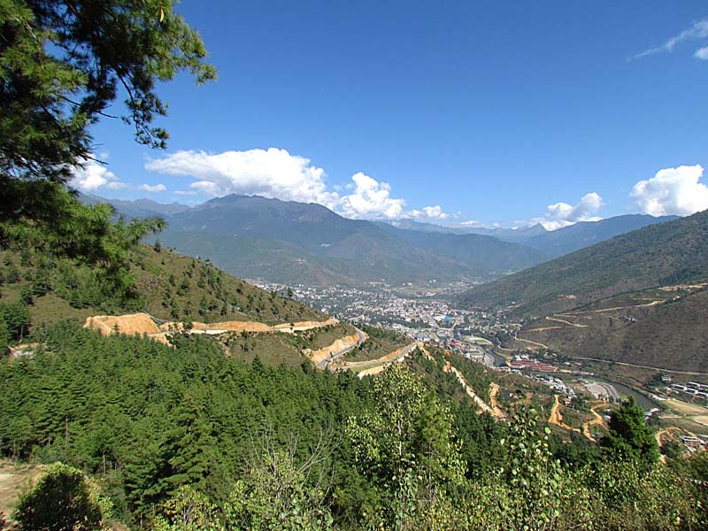 View of Thimphu