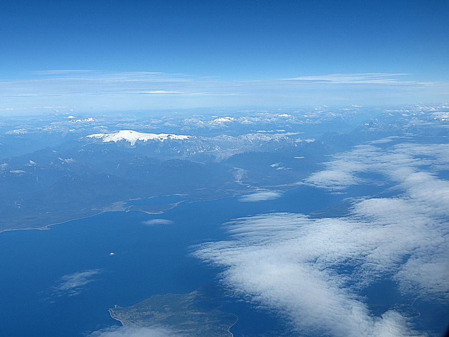 flying to Punta Arenas