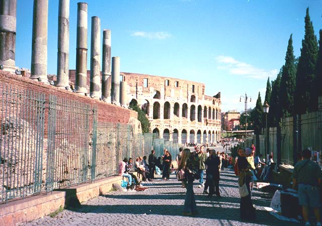 Colosseum from the Arch of Titus