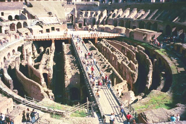 Inside the Colosseum