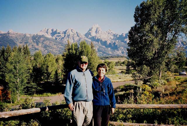 Jeff & Pat at Chuckwagon Restaurant