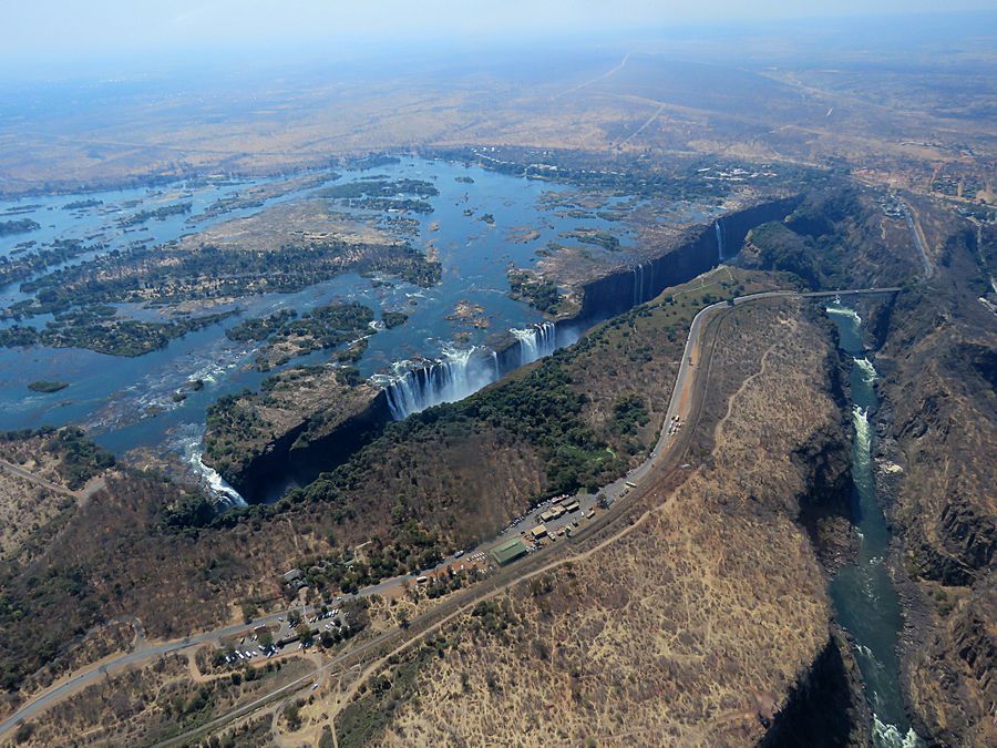 helicopter view